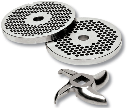 RECTIFICADO Y AFILADO CUHILLA O PLACA PICADORA CARNE HASTA 114mm