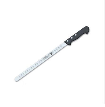 CUCHILLO JAMONERO ALVEOLADO 30cm HOJA ANCHA