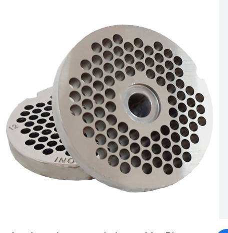 [PLACA-22] PLACA PICADORA DE CARNE 22mm AGUJEROS 5 Y 3 mm